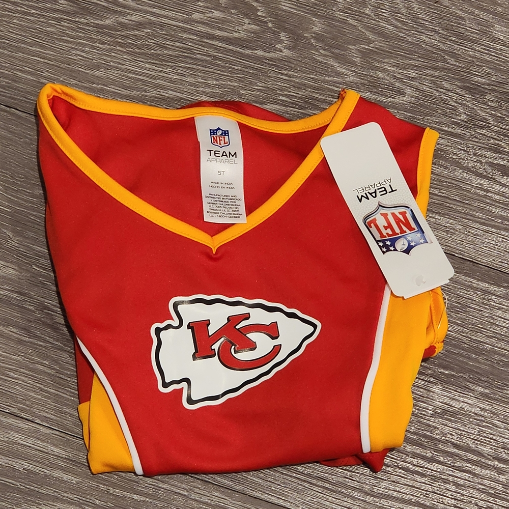 Kansas City Chiefs Cheerleader Dress NFL Team Apparel 5T NWT - Picture 3 of 4